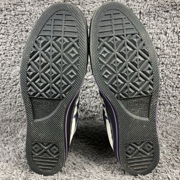 Converse Chuck Taylor All Star Canvas High Top Stripes Sneakers Size 15 - Picture 7 of 8